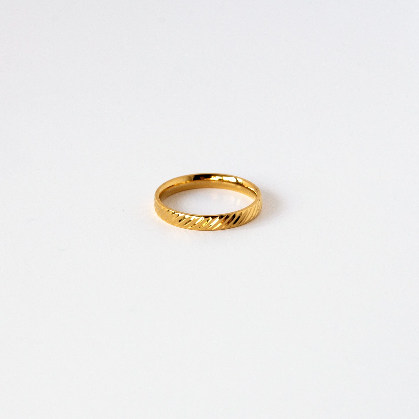 Diagonal Striped Ring