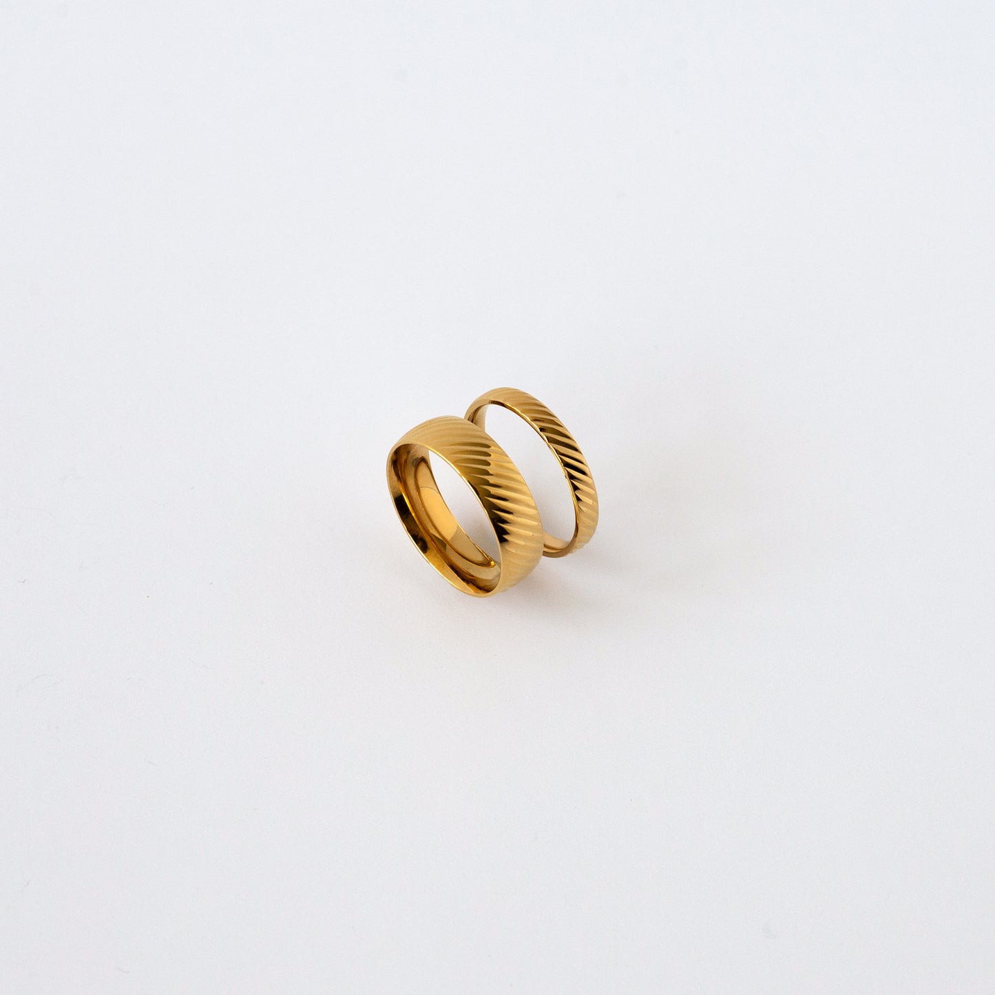 Diagonal Striped Ring