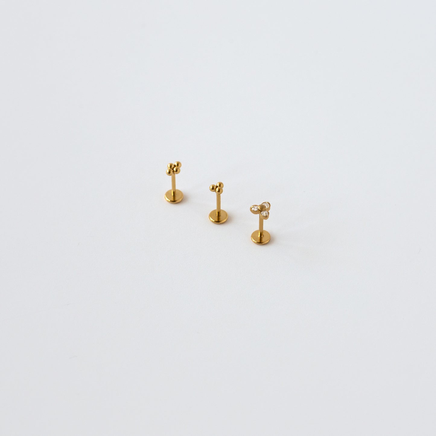 Four Ball Flat Back Studs