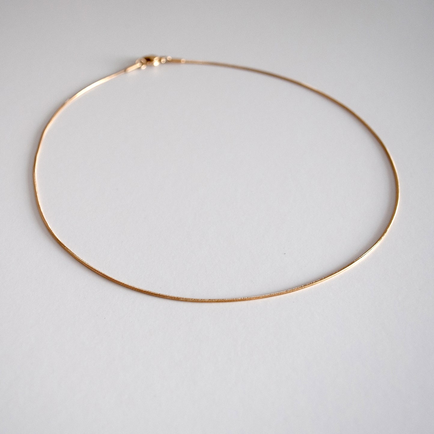Minimal Snake Chain Necklace