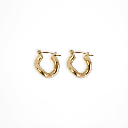 Cleo Wavy Hoops