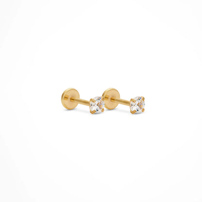 Zirconia Flat Back Studs