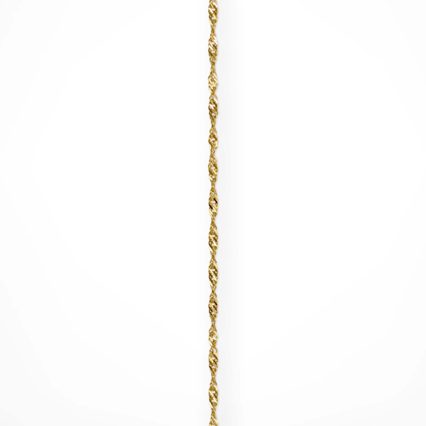 Wave Spiral Chain Necklace