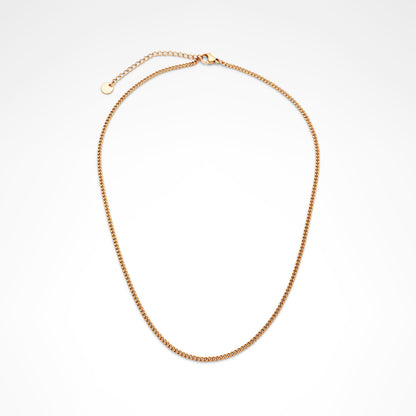 Fine Curb Chain Necklace