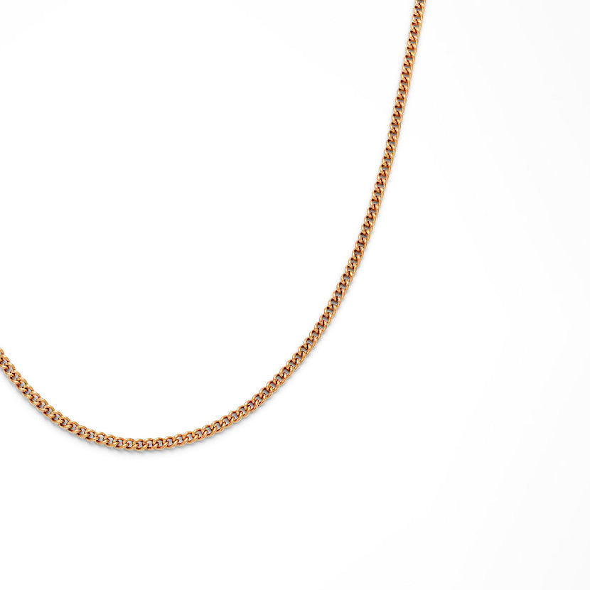 Fine Curb Chain Necklace