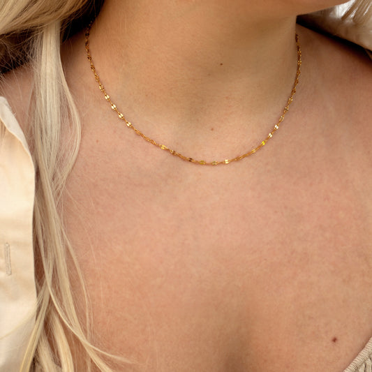 Flat Link Forzatina Chain Necklace