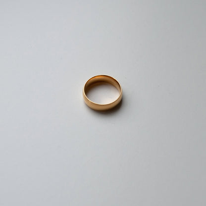 Wide Plain Stackable Band Ring