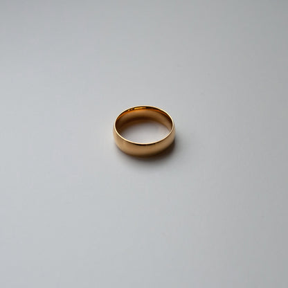 Wide Plain Stackable Band Ring